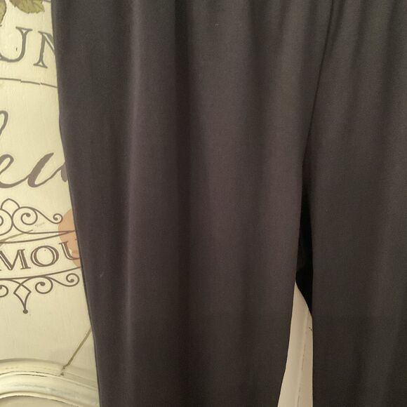 Talbots Pants Women's 1X Black Ankle Ponte Pull On Side Zip - Picture 6 of 15